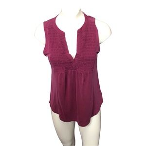 Lucky Brand Sleeveless Plum Blouse